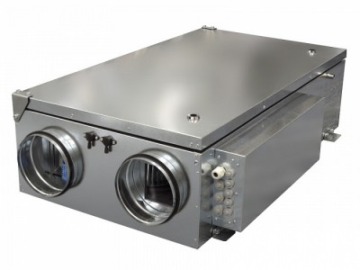 LK-3,15 Приточная установка правая напольная (Клапан LKZ-1(SV220); фильтр EU4; нагреватель 105-70С, Q=41,2 кВт LKH-W 3,15/2; вентилятор Р=785 Па, L = 